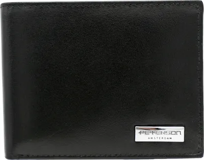 Produktbild von Peterson Portemonnaie aus Leder für Männer Chenore schwarz One size
