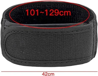 Elastischer Gürtel ohne Schnalle - Komfortables Design - Schwarz - Verstellbarer Gürtel - Taillengurt - Für Männer und