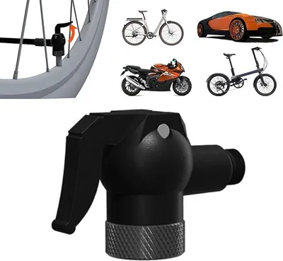 Produktbild von QiCYCLE, Xiaomi Ecosystem Autoventil Hebelstecker Air Chuck, Reifen Ventil Adapter mit Deflation , Schrader & Presta Ventilstecker, 2 Stück