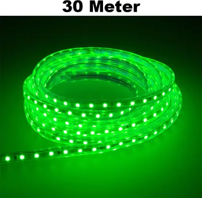 Produktbild von Leuchtstreifen SMD2835 60 LED/Meter LED Strip Stripe Lichtleiste Lichterkette Lichtband Lichtstreifen Band Grün 30 Meter Länge Komplett Set