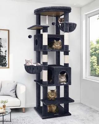 Produktbild von Krabpferd für dicke Katzen - Kratztuch - Katzenstuhl XL Größe