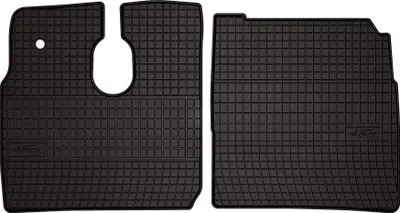 Immagine prodotto di Tappetini auto in gomma adatto per MAN L2000 (1994-2005, camion) neri, set 2 pz, con fissaggi