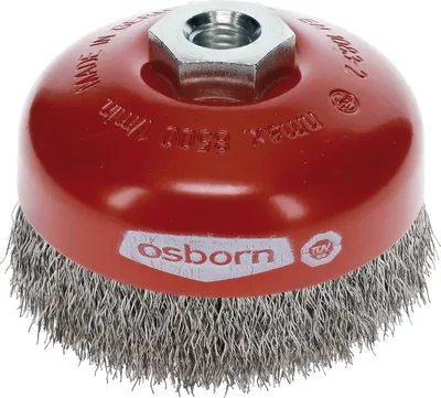 Produktbild von Osborn Drahtbürste für Winkelschleifer ø 100mm für Winkelschleifer Topfbürste mit Xtreme Spezialdraht - Stahldrahtbürste, gewellt