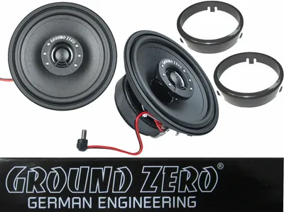 Produktbild von Ground Zero GZCS- 12 CX passend für Mercedes Benz W 124 2 wege Lautsprecher Boxen Set hinten