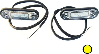 Zdjęcie produktu dla Światło pozycyjne FT-015 C, pomarańczowa dioda LED, FRISTOM