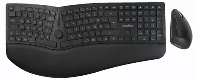 Produktbild von Perixx Periduo-614DE, Kabellose leise ergonomische Tastatur- und vertikale Maus-