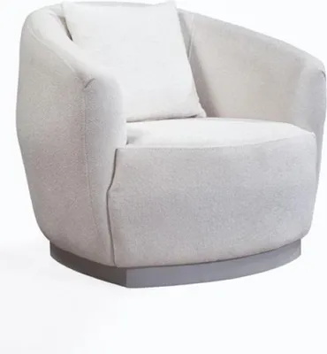 Zdjęcie produktu dla Fotel Club Lounge Designerski fotel Sofa 1 osobowa Telewizor Tapicerka tekstylna Nowy