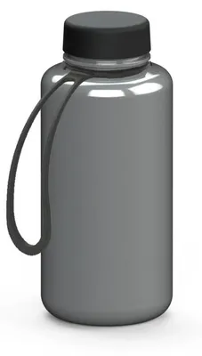 Productafbeelding van Drinkfles "Refresh" 700 ml - Praktische waterfles met siliconenband - Lekdicht en ideaal voor kinderen - zilver/zwart
