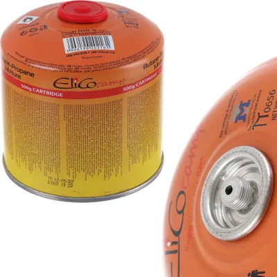 Obrázok produktu pre Plynová kartuša pre prenosné mini plynové variče 7/16" na propán-bután elico camp 500g