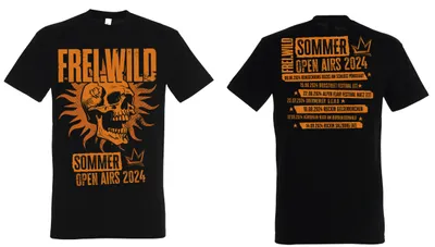 Produktbild von Frei.Wild - Festival "Frei Wild Sommer open airs 2024"- T-Shirt M
