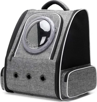 Image de Sac de transport - Sac à dos pour animaux de compagnie - Space Capsule Sac de transport - Gros chats - Petits chiots - Animaux