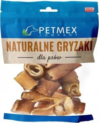 Produktbild von Natürliches Hundeleckerli zum Kauen Petmex Schweinehautchips 100g