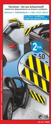 Produktbild von Hermann Schütz Türschutz-Set aus Schaumstoff selbstklebend 2er-Set