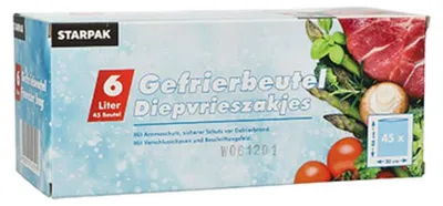 Produktbild von Papstar 14159, 6 l, Transparent, 460 mm, 300 mm, 45 Stück(e), Box