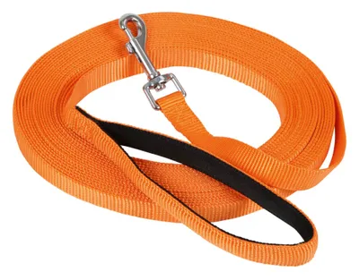Zdjęcie produktu dla Smycz treningowa, 10m x 20mm, pomarańczowa, Kerbl