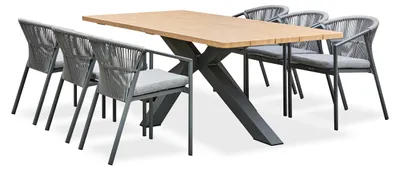 Image de Ensemble repas de jardin 6 places