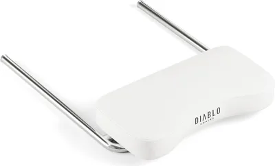 Produktbild von Diablo Fußstütze kompatibel mit dem Diablo X-Ray 2.0 Gaming Stuhl, Entlastung der Beine, Weiß-Schwarz