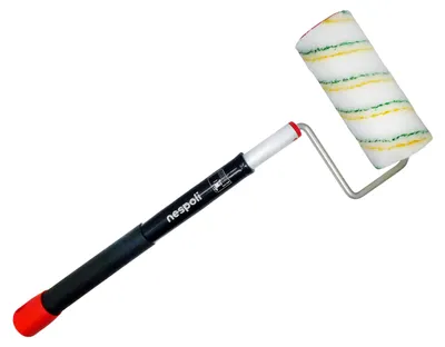 Productafbeelding van Nespoli Extenso telescoopsteel, 36/77 cm met rol van 18 cm - geschikt voor verfwerkzaamheden aan muren