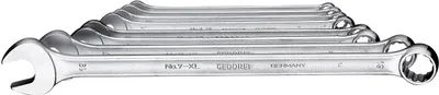 Immagine prodotto di GEDORE 7 XL-080 Set di chiavi combinate, extra lunghe, 8 pezzi 8-19 mm, 6104880