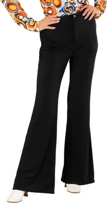 Produktbild von 70er Damenhose schwarz Größe: L-XL
