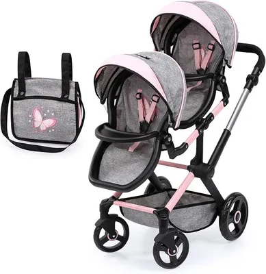 Imagen del producto de Cochecito para gemelos Twin XEO, con bolsa y toldo parasol