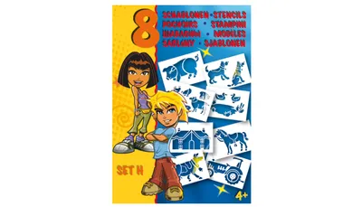 Produktbild von Amewi BloPens Schablonen Set H Bauernhof
