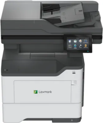 Produktbild von Lexmark MX532adwe A4-Laserdrucker, 1200 x 1200 DPI, 44 Seiten/Min., WLAN, Grau, Schwarz