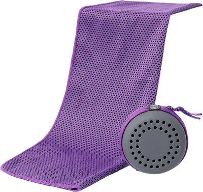 Produktbild von Sporthandtuch, Sommer, kühlende Textur, Yoga-Fitnesshandtuch, leicht, atmungsaktiv, weich, flauschig, faltbar, Laufhandtuch