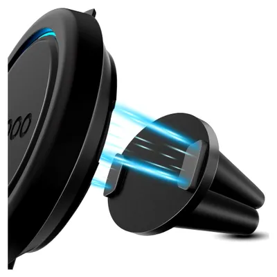 Produktbild von Magnetische Auto-Lüftungshalterung für OOONO CO-Driver NO2 warner, OOONO 2 Halterung mit integrierten Magneten, Schwarz