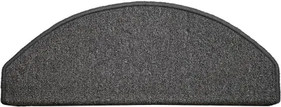 Produktbild von Primaflor Stufenmatte MACAO - Anthrazit - 28x65cm - 5er Set - Selbstklebender Treppen-Teppich, Rutschfeste Treppenstufenmatte, Antirutsch Treppenschoner & Treppenschutz