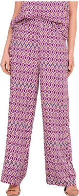 Image de Only Alma Life Vis Palazzo Trousers Purple XS Femme Purple XS