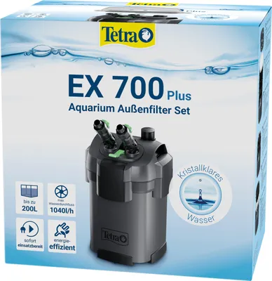 Produktbild von Tetra Aquarium Außenfilter EX 700 Plus - leistungsstarker Filter für Aquarien bi
