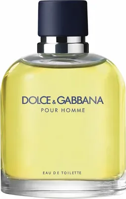 A bottle of Dolce & Gabbana Pour Homme Eau de Toilette.
