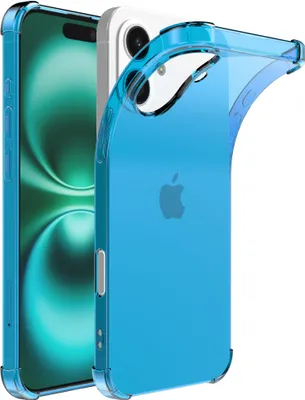 Image de Coque Smartphonica pour iPhone 16 Plus
Coque silicone transparente antichoc avec bord antichoc - Dos antichoc
Coque de protection - Bleu
