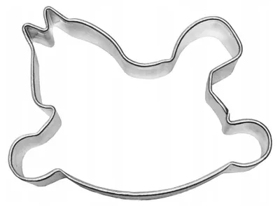 Produktbild von EkoForemki Schaukelpferd Ausstecher für Plätzchen 4 cm