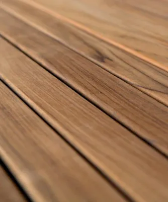 Productafbeelding van Teak Terrasplanken 50 mm Breed en 19 mm Dik - Duurzaam Hout voor Jachtdekken en Tuinmeubelen