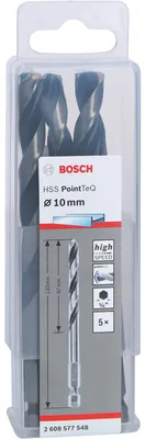 Zdjęcie produktu dla Wiertło sześciokątne HSS PointTeQ 10,0 mm, 5 szt.