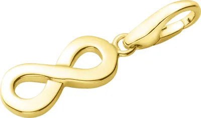 Produktbild von Charm Giorgio Martello Milano Infinity, vergoldet, Silber 925 Gold Onesize Vergoldet, Glanz