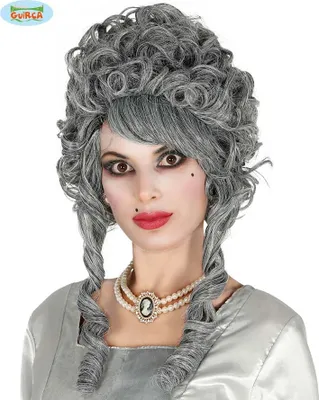 Image de gris baroque marquise perruque pour dames