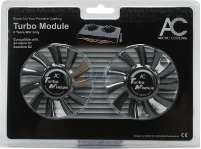 Zdjęcie produktu dla ARCTIC Turbo Module, Wirnik, Plastik, Biały, Accelero S1/S2, 80 x 80 x 15 mm, 70 g