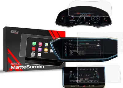 Produktbild von 4x Matte Autodisplayfolie für Audi A6 C8 (2018-2024), Grizz Protector