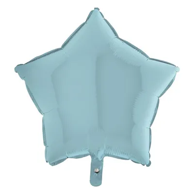 Produktbild von Folienballon - Stern, Pastellblau 46 cm Grabo