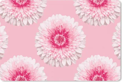 Produktbild von MuchoWow® Schreibtischunterlage Mädchen - Blume - Rosa - Muster - Mädchen - Kinder - Kinder 60x40 cm - XXL Mauspad - Großes Mauspad