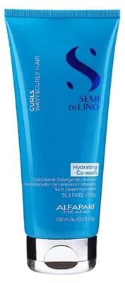 Image de Alfaparf Milano Semi di Lino Curls Hydrating Co-Wash 200ml - conditionneur