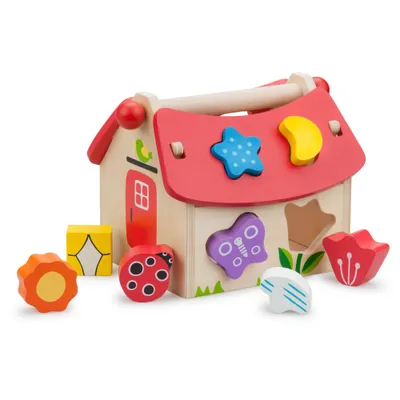 Produktbild von New Classic Toys Shape sorter house, 1 Jahr(e), Mehrfarbig