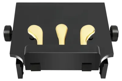 Image de Support pour pédales de piano – Extension de pédale pour enfants – Réglable en hauteur de 13,5 à 23 cm – Pour 3 pédales – Capacité de charge : 110 kg – Noir