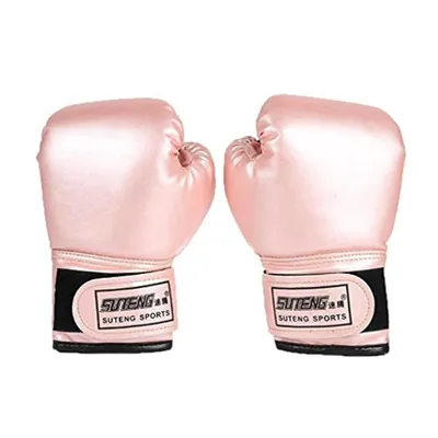 Productafbeelding van Bokshandschoenen set, kickboksen, uniseks, dames, heren, kinderen, roze
