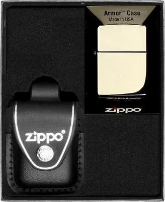 Zdjęcie produktu dla Zestaw Zippo Zapalniczka High Polish Chrome Armor Prezentowy No3