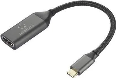 Obrázok produktu pre Renkforce RF-5234038, 0,15 m, USB-C, HDMI-A, Samec, Samica, Priamy