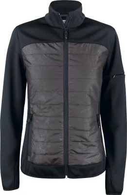 Produktbild von Fleecejacke Custer Women leicht wattiert mit Reißverschlusstaschen, Daumenlöchern und reflektierenden Details